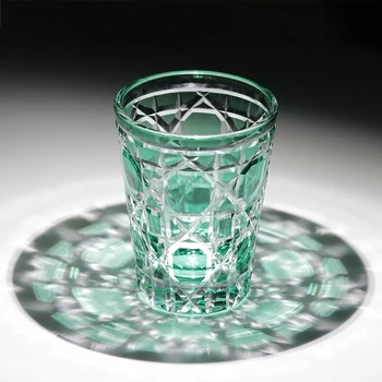 Чаши За Уиски Кристал, Ръчно Изработени Висококачествена Ръчна Изработка Дърворезба Прозрачни Кристални Чаши За Вино Чаши За Уиски Бар На Чаши За Вино